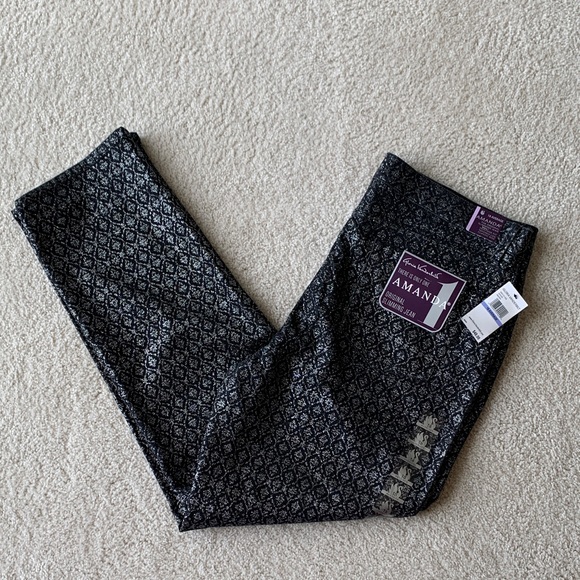 Gloria Vanderbilt Amanda Jeans Heritage Fit Tapered Leg Classic Rise - Picture 1 of 12